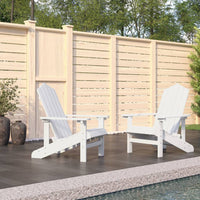 Thumbnail for Adirondack-Gartenstühle 2 Stk. HDPE Weiß