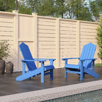 Thumbnail for Adirondack-Gartenstühle 2 Stk. HDPE Aquamarin