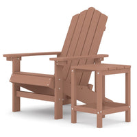 Thumbnail for Adirondack-Gartenstuhl mit Tisch HDPE Braun