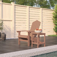 Thumbnail for Adirondack-Gartenstuhl mit Tisch HDPE Braun