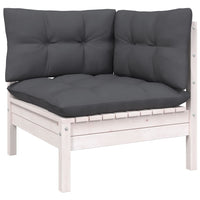 Thumbnail for 2-Sitzer-Gartensofa mit Anthrazit Kissen Massivholz Kiefer