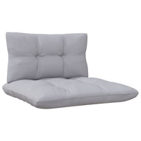 Thumbnail for 3-Sitzer-Gartensofa mit Grauen Kissen Massivholz Kiefer