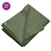 Thumbnail for Abdeckplane 260 g/m² 6x12 m Grün HDPE