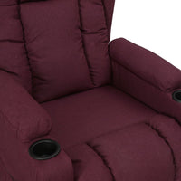 Thumbnail for Relaxsessel Elektrisch Lila Stoff