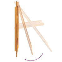 Thumbnail for Gartenstühle 4 Stk. Klappbar Massivholz Akazie