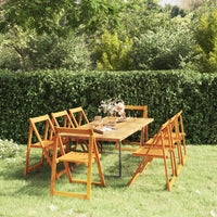 Thumbnail for Klappbare Gartenstühle 8 Stk. Massivholz Akazie