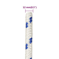 Thumbnail for Bootsseil Weiß 12 mm 100 m Polypropylen