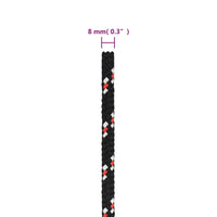 Thumbnail for Bootsseil Schwarz 8 mm 250 m Polypropylen