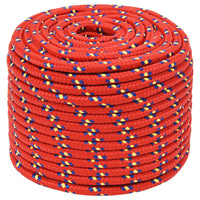 Thumbnail for Bootsseil Rot 14 mm 100 m Polypropylen