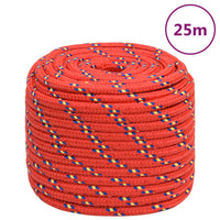 Thumbnail for Bootsseil Rot 18 mm 25 m Polypropylen