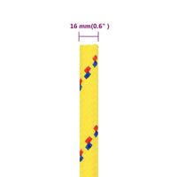 Thumbnail for Bootsseil Gelb 16 mm 50 m Polypropylen