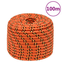 Thumbnail for Bootsseil Orange 12 mm 100 m Polypropylen