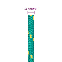Thumbnail for Bootsseil Grün 16 mm 250 m Polypropylen