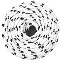 Thumbnail for Arbeitsseil Weiß 10 mm 100 m Polyester