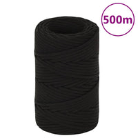 Thumbnail for Arbeitsseil Schwarz 2 mm 500 m Polyester