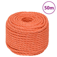 Thumbnail for Arbeitsseil Orange 16 mm 50 m Polypropylen