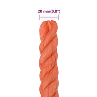 Thumbnail for Arbeitsseil Orange 20 mm 50 m Polypropylen