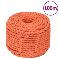 Thumbnail for Arbeitsseil Orange 24 mm 100 m Polypropylen