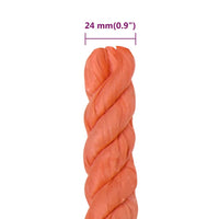 Thumbnail for Arbeitsseil Orange 24 mm 100 m Polypropylen