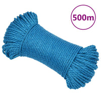 Thumbnail for Arbeitsseil Blau 3 mm 500 m Polypropylen