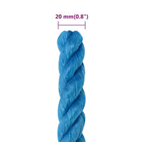 Thumbnail for Arbeitsseil Blau 20 mm 25 m Polypropylen