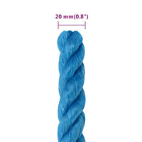 Thumbnail for Arbeitsseil Blau 20 mm 100 m Polypropylen