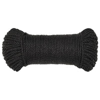 Thumbnail for Arbeitsseil Schwarz 8 mm 500 m Polypropylen