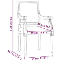 Thumbnail for Sessel Dunkelgrau 54x59x99 cm Stoff
