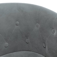 Thumbnail for Clubsessel Dunkelgrau Samt