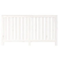 Thumbnail for Heizkörperverkleidung Weiß 153x19x84 cm Massivholz Kiefer