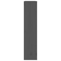 Thumbnail for Heizkörperverkleidung Grau 79,5x19x84 cm Massivholz Kiefer