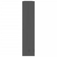 Thumbnail for Heizkörperverkleidung Grau 169x19x84 cm Massivholz Kiefer