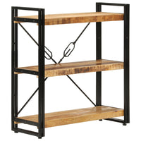 Thumbnail for Bücherregal 3 Fächer 77x30x80 cm Massivholz Mango und Eisen