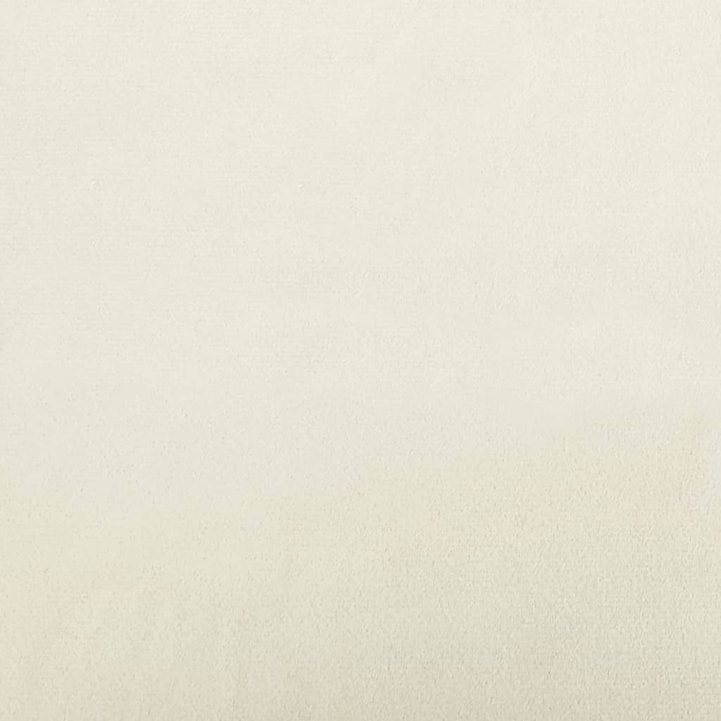 Sessel Creme 63x76x80 cm Samt