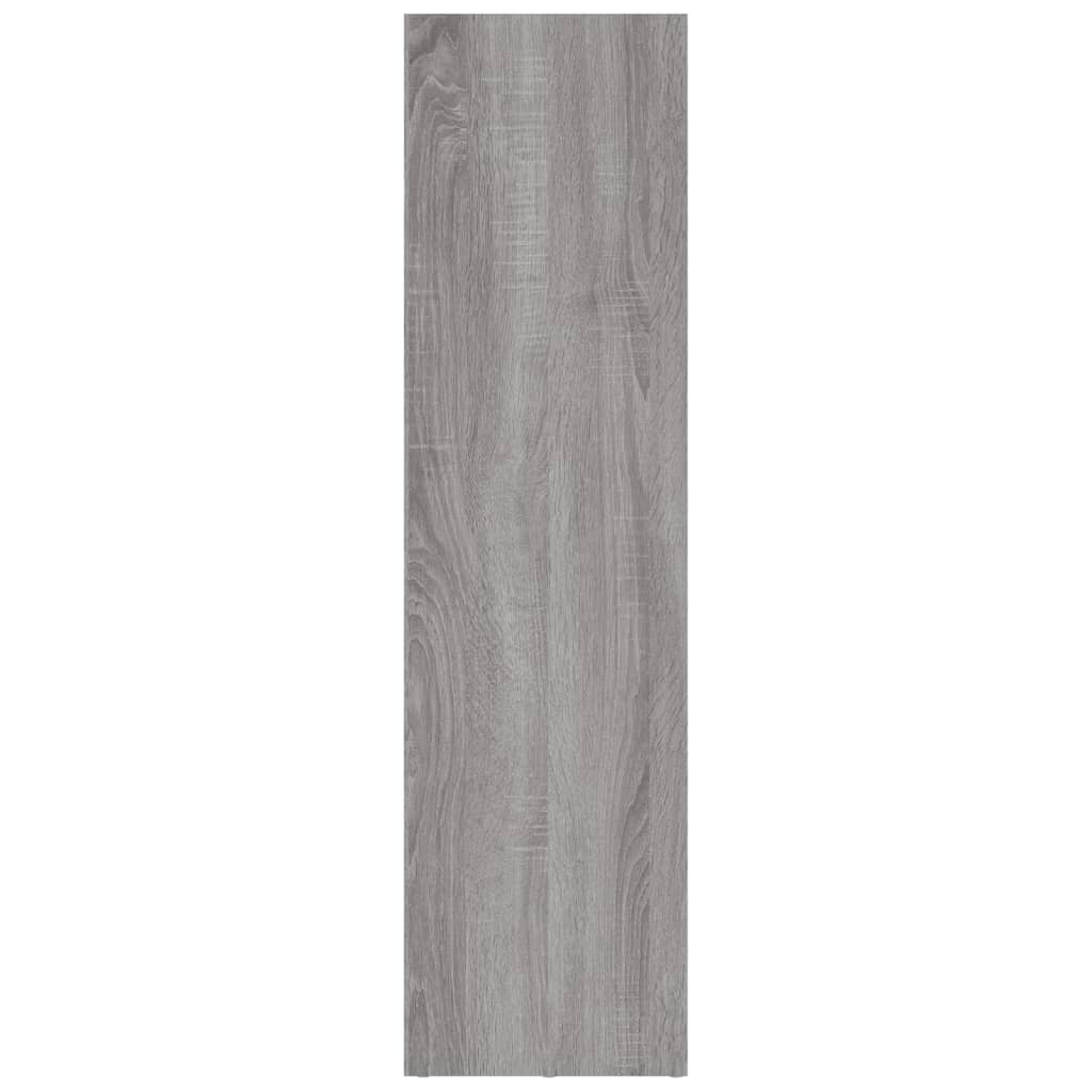 Bücherschrank/TV-Schrank Grau Sonoma 36x30x114 cm Holzwerkstoff