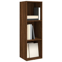 Thumbnail for Bücherschrank/TV-Schrank Braun Eichen-Optik 36x30x114 cm
