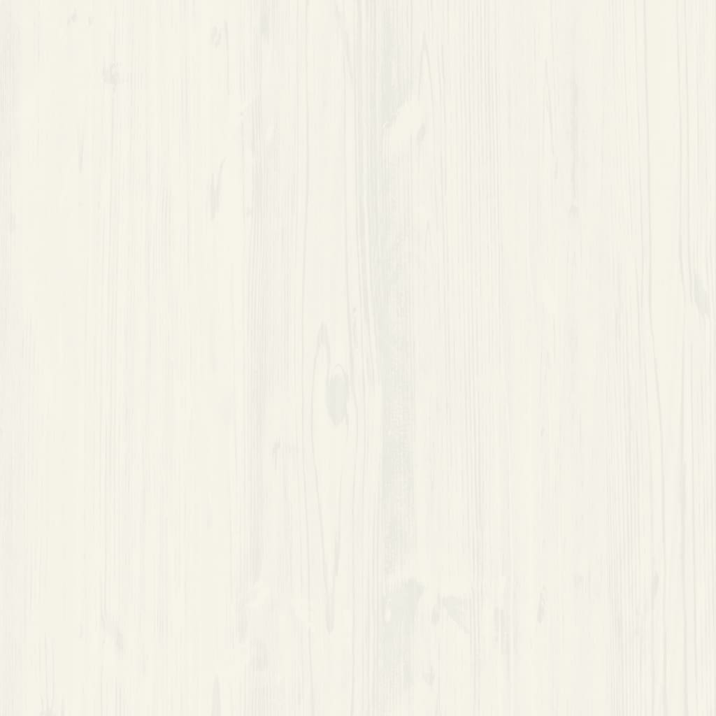 Bücherregal VIGO Weiß 90x35x114,5 cm Massivholz Kiefer