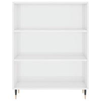 Thumbnail for Bücherregal Hochglanz-Weiß 69,5x32,5x90 cm Holzwerkstoff