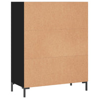 Thumbnail for Bücherregal Schwarz 69,5x32,5x90 cm Holzwerkstoff