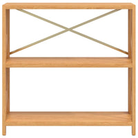 Thumbnail for Regal mit 3 Böden 80x30x78 cm Massivholz Eiche