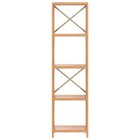 Thumbnail for Regal mit 5 Böden 40x30x146 cm Massivholz Eiche