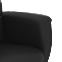 Thumbnail for Relaxsessel mit Fußhocker Schwarz Kunstleder
