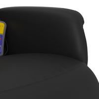 Thumbnail for Massagesessel mit Fußteil Schwarz Kunstleder