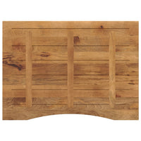 Thumbnail for Schreibtischplatte mit Aussparung 110x80x2,5cm Massivholz Mango