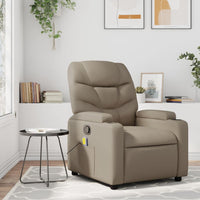 Thumbnail for Massagesessel Cappuccino-Braun Kunstleder