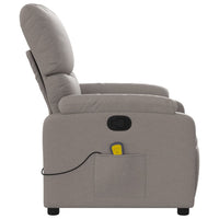 Thumbnail for Massagesessel Taupe Stoff