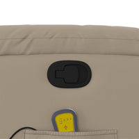 Thumbnail for Massagesessel Cappuccino-Braun Kunstleder