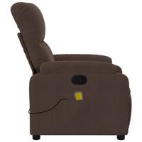 Thumbnail for Massagesessel Braun Mikrofasergewebe