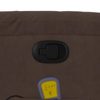 Thumbnail for Massagesessel Braun Mikrofasergewebe