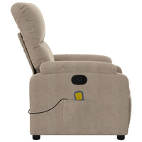 Thumbnail for Massagesessel Taupe Mikrofasergewebe